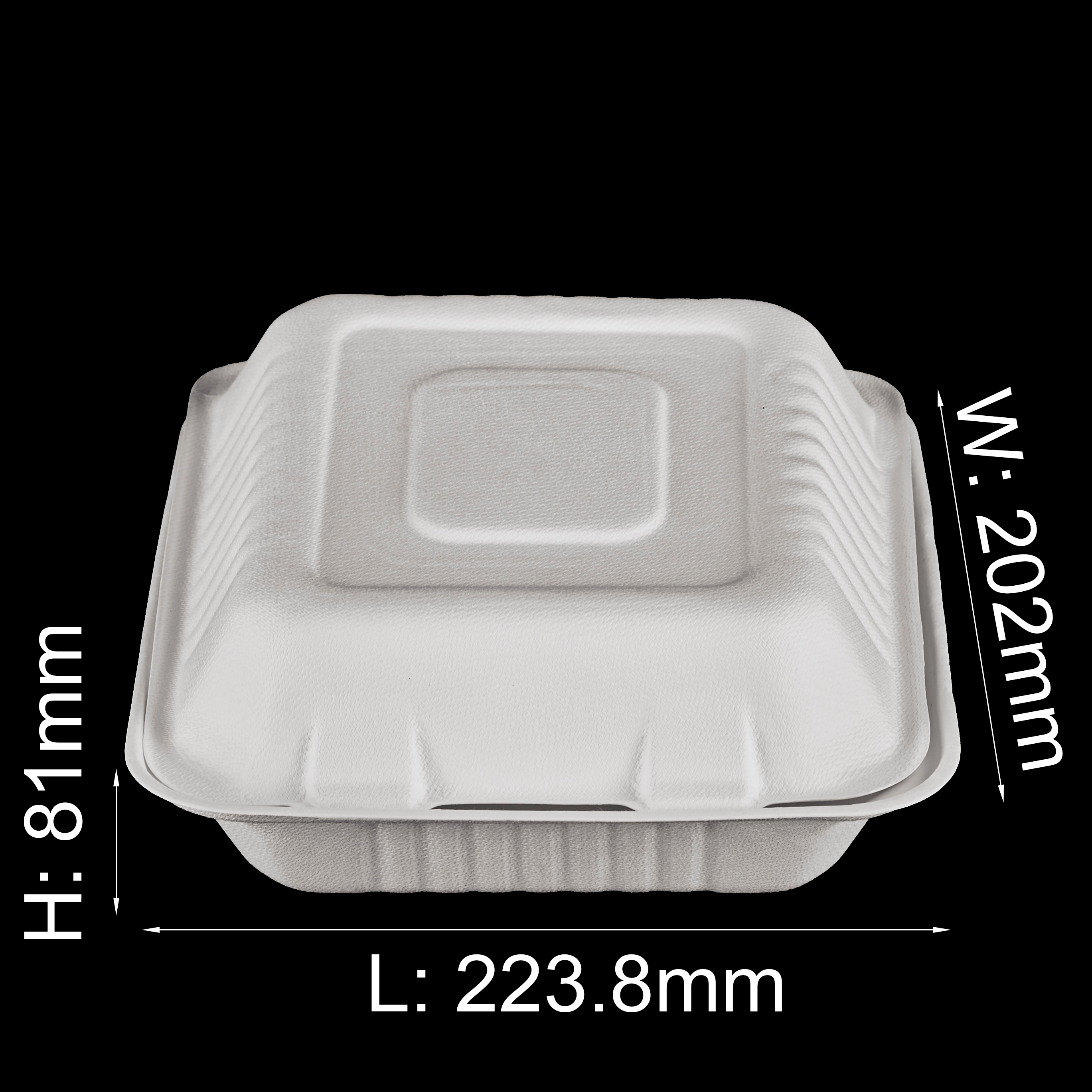 Wholesale Compostable 8 Inch Sugarcane Takeout Food Container from China  manufacturer - Sumkoka